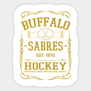 Vintage Sabres Hockey Sticker